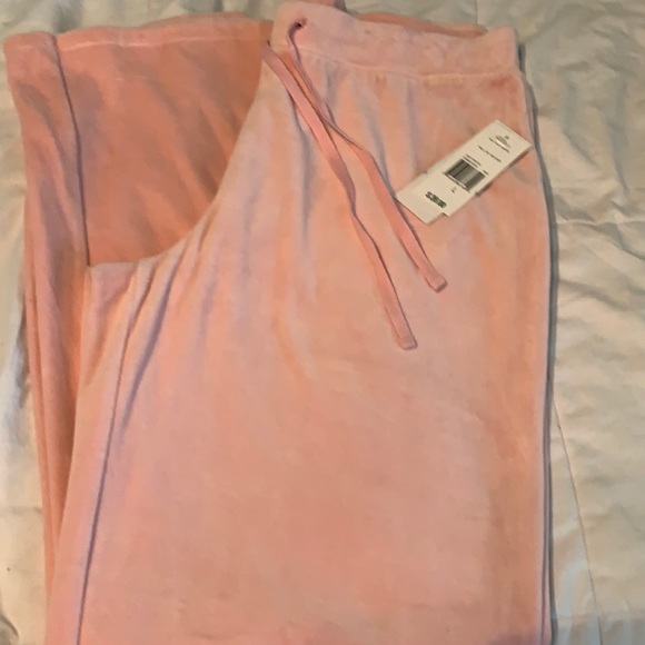 NYL Pants - NWT NYL velour pink sweatpants